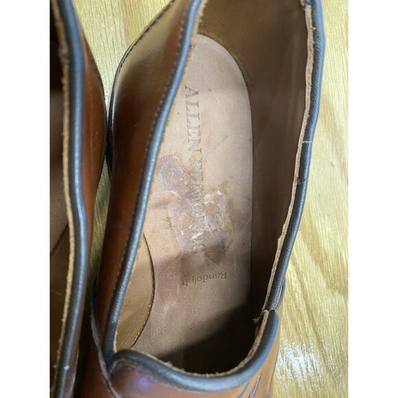 Allen Edmonds Randolph Men\'s 9.5 Brown Leather Slip-On Low Top Penny Loafers main image 7